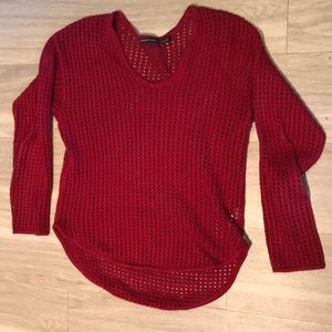 Slouchy Red Jeanne Pierre Sweater